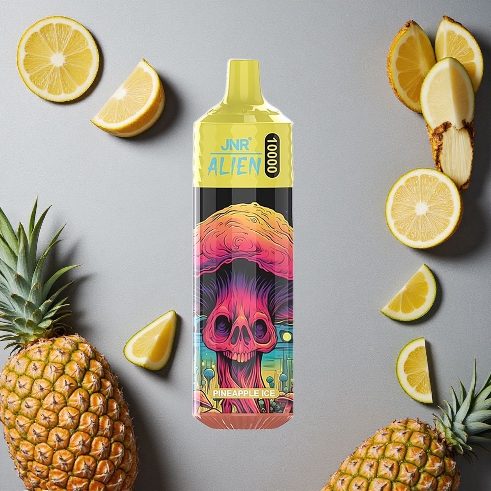 JNR Alien 10000 Puffs Ananasjäätelö Finland wholesale 850mAh RGB-valot