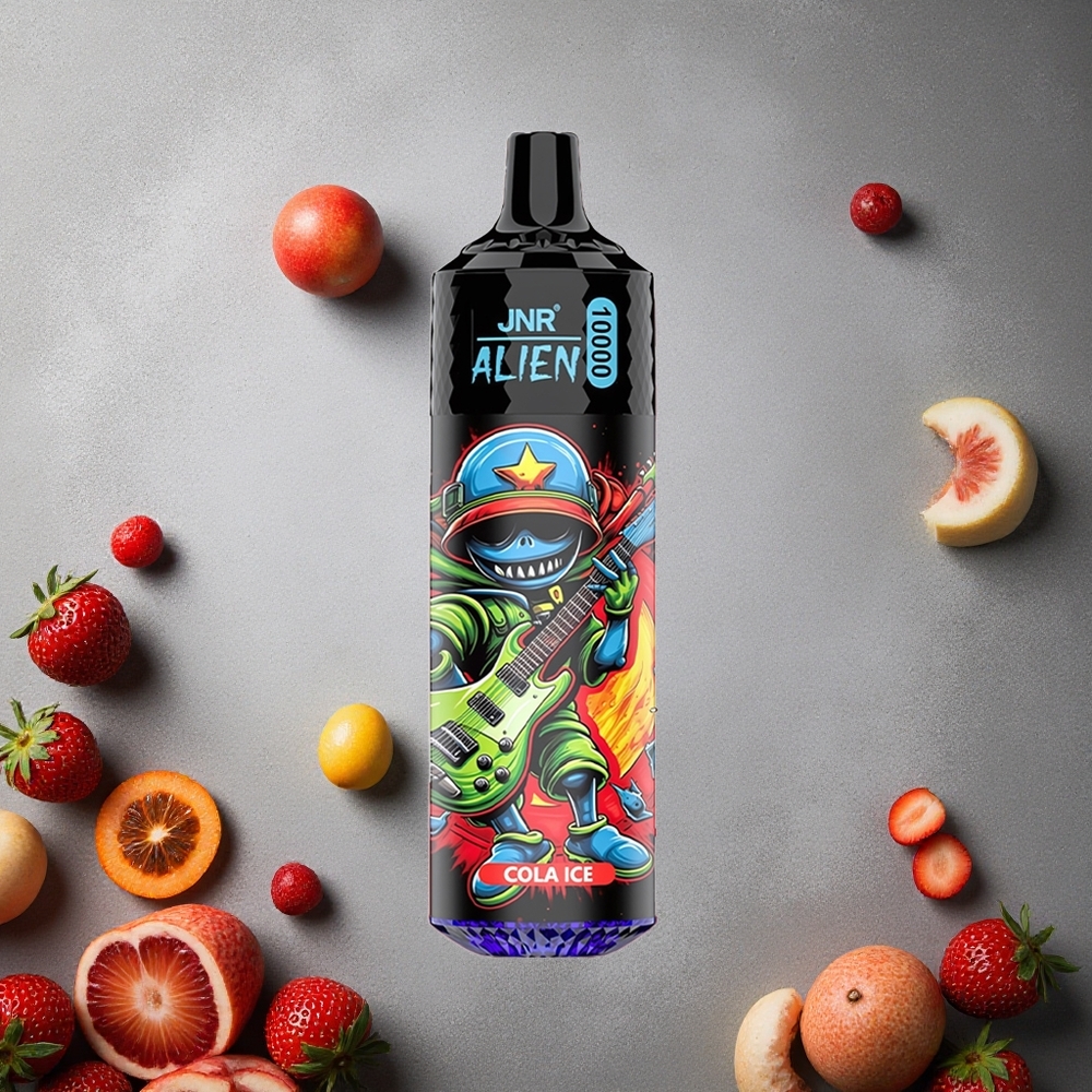 JNR Alien 10000 Puffs Cola-Jää 850mAh Akku Finland wholesale RGB-valot