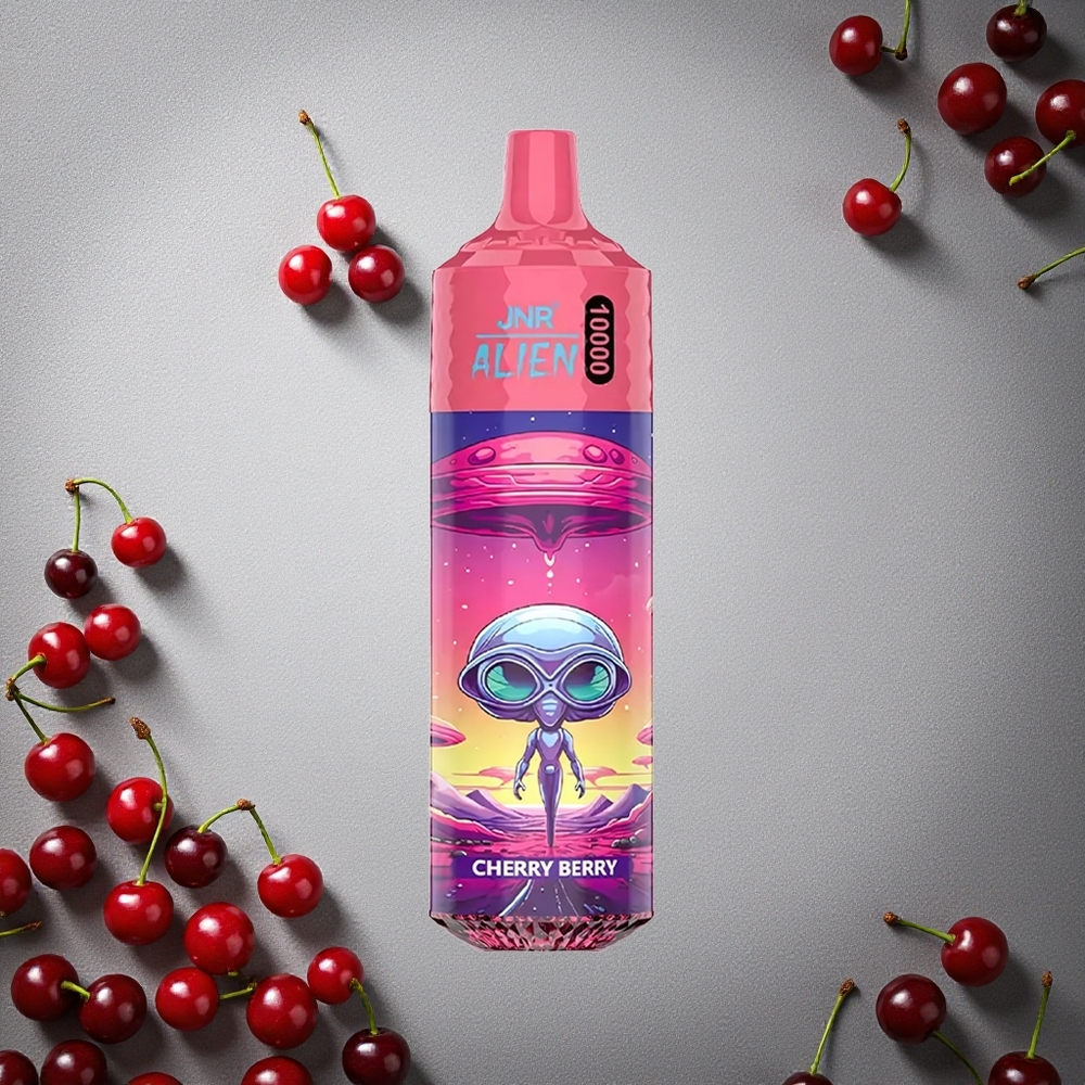 JNR Alien 10000 Puffs Kirsikka-Marja Finland wholesale 850mAh Akku RGB-valot