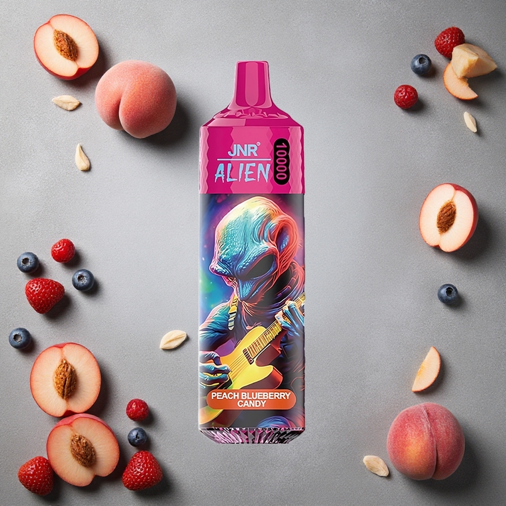 JNR Alien 10000 Puffs Persikka Mustikka Karkki Finland wholesale 850mAh Type-C