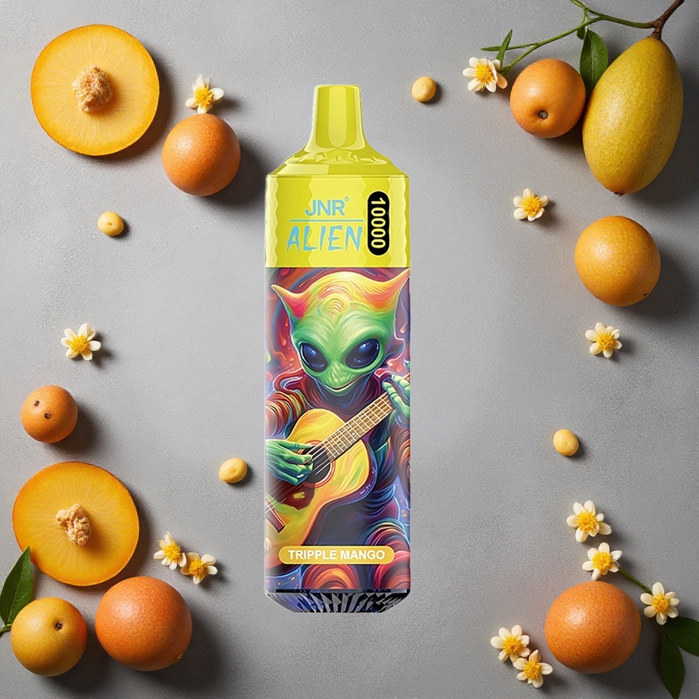 JNR Alien 10000 Puffs Tripla mango Finland wholesale 850mAh Akku LED-valot