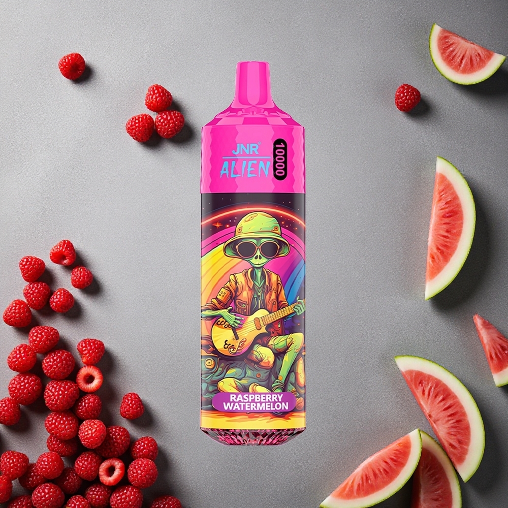 JNR Alien 10000 Puffs Vadelma-Arbuusi Finland wholesale 850mAh RGB-valot