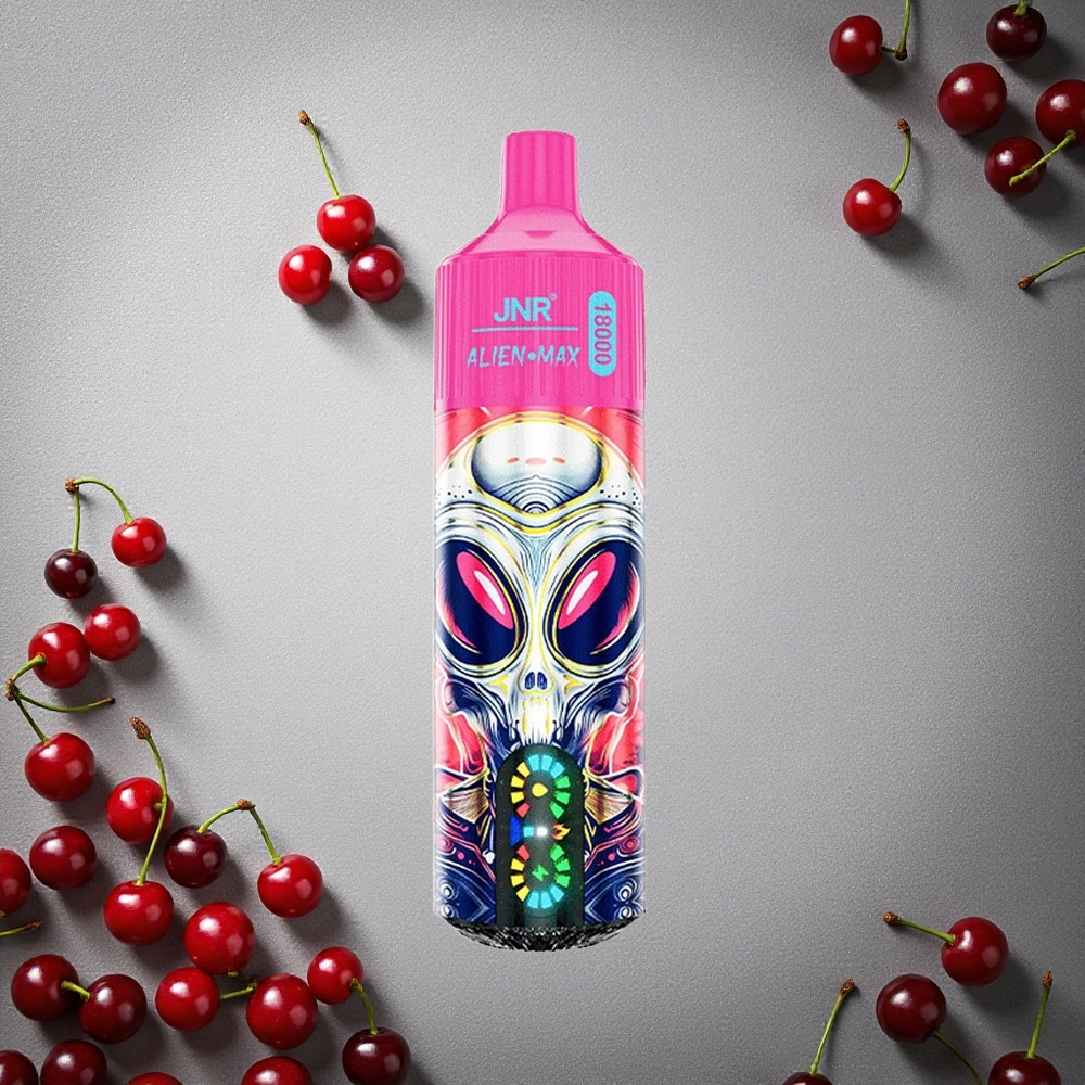 JNR Alien Max 18000 Puffs Kirsikka-Marja Finland wholesale Älykäs LED-näyttö & Kaksoissydän