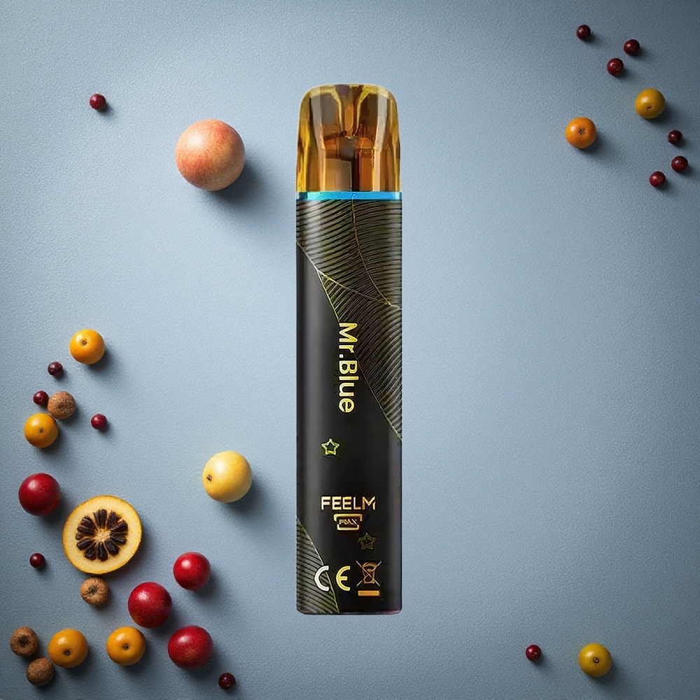 JNR Black&Golden 800 Puffs Kertakäyttöinen Vape Mr Sininen Finland wholesale TPD-sertifioitu