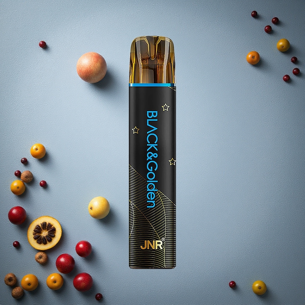 JNR Black&Golden 800 Puffs Kertakäyttöinen Vape Mr Sininen Finland wholesale TPD-sertifioitu
