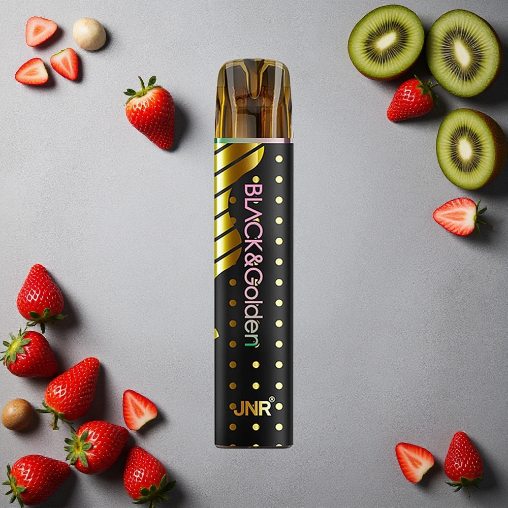 JNR Black&Golden 800 Puffs Mansikka-Kiivi Finland wholesale TPD sertifioitu 2ml