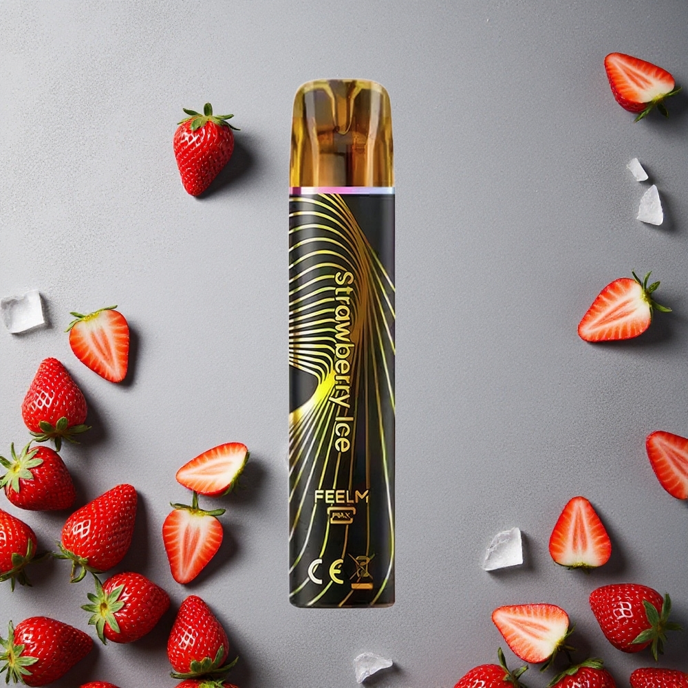 JNR Black&Golden 800 Puffs Mansikkajää Kertakäyttöinen Vape Finland wholesale TPD sertifioitu