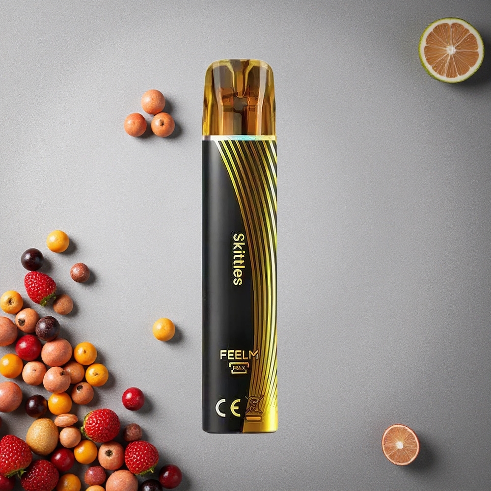 JNR Black&Golden 800 Puffs Skittles-maku Finland wholesale TPD-sertifioitu 2ml