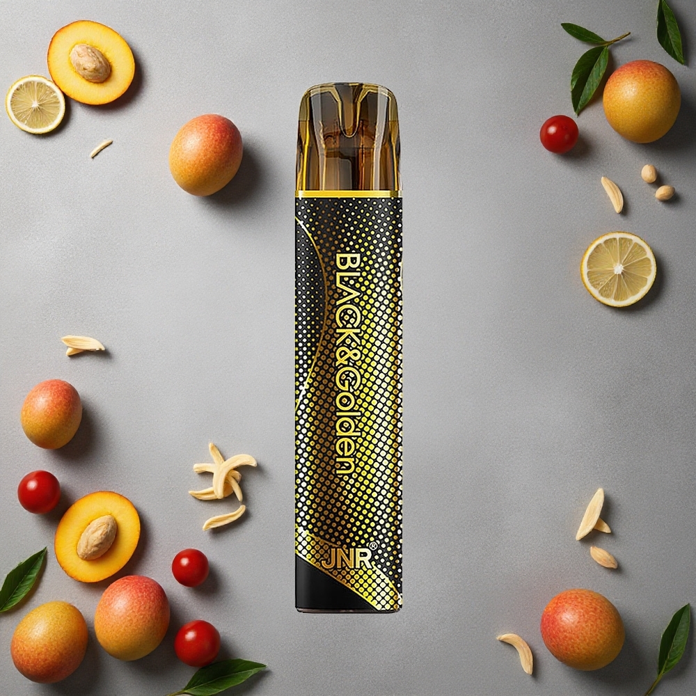 JNR Black&Golden 800 Puffs Triple Mango -kertakäyttöinen vape Finland wholesale TPD sertifioitu