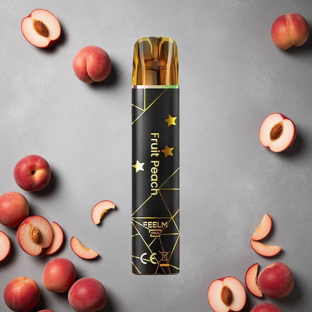 JNR Black&Golden 800 Puffs persikka Kertakäyttöinen Vape Finland wholesale 2ml TPD