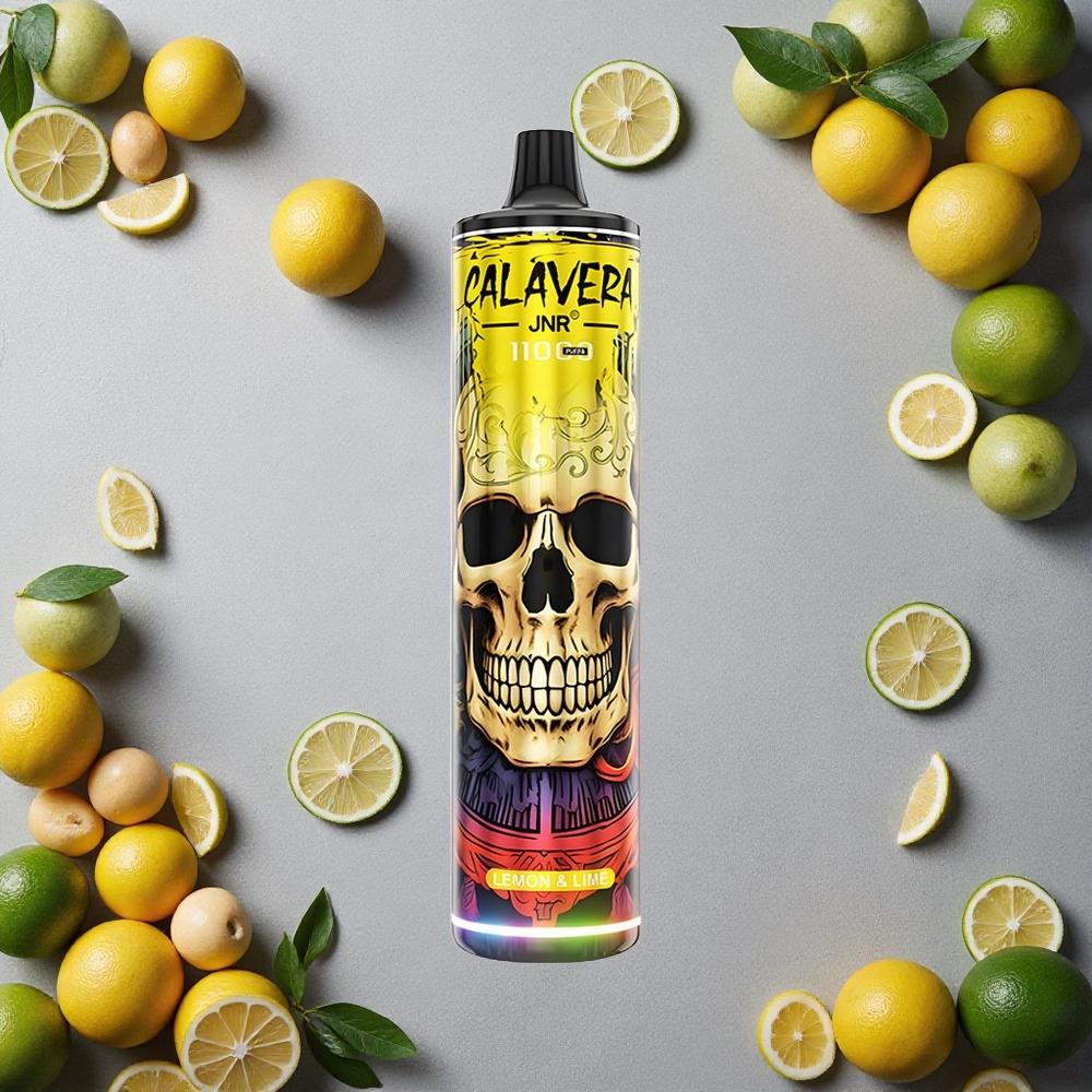 JNR Calavera 11000 Puffs Kertakäyttöinen Vape Sitruuna & Lime Finland wholesale Tyyppi-C latausliitäntä 850 mAh akku