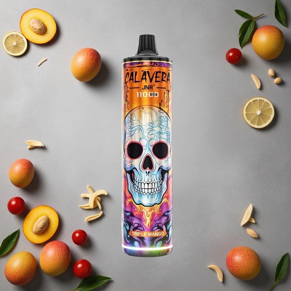 JNR Calavera 11000 Puffs Kolmois-mango Finland wholesale Type-C-latausliitin 850 mAh akku