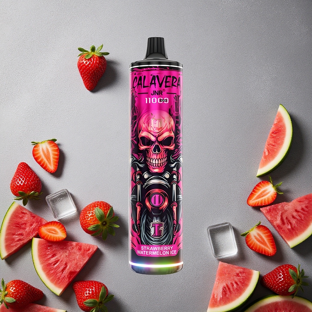 JNR Calavera 11000 Puffs Mansikka-Arbuusi-Jää Finland wholesale USB-C 21ml Nestemäisellä