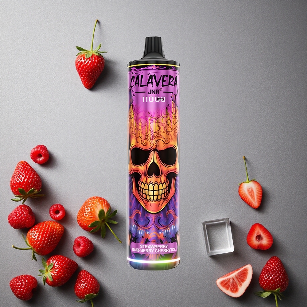 JNR Calavera 11000 Puffs Mansikka Vadelma Kirsikka Jää Finland wholesale Type-C-latausliitin 850 mAh akku