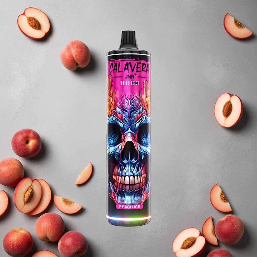 JNR Calavera 11000 Puffs Persikka-Jää Kertakäyttöinen Vape Finland wholesale Type-C 850 mAh