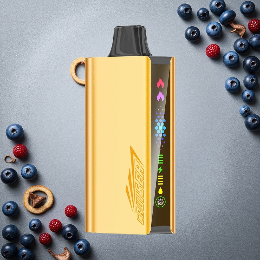 JNR Cruiser 12000 Puffs Mustikkaräjäytys Finland wholesale Ladattava kertakäyttöinen höyrytin 3500 mAh Akku