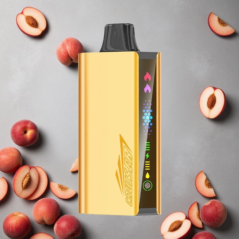 JNR Cruiser 12000 Puffs Persikka-Jää -kombinaatio Finland wholesale 3500 mAh Akku
