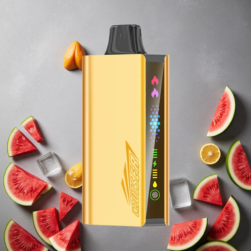 JNR Cruiser 12000 Puffs Vesimelonijää Ei-Ladattava Vape Finland wholesale 3500 mAh Akku