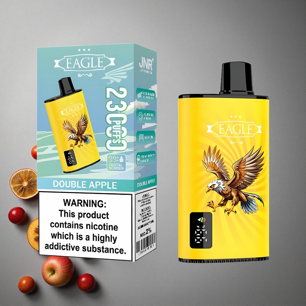 JNR EAGLE Smart 23000 Puffs Kaksoisomena Finland wholesale Näyttö & Säädettävä Ilmanvirtaus
