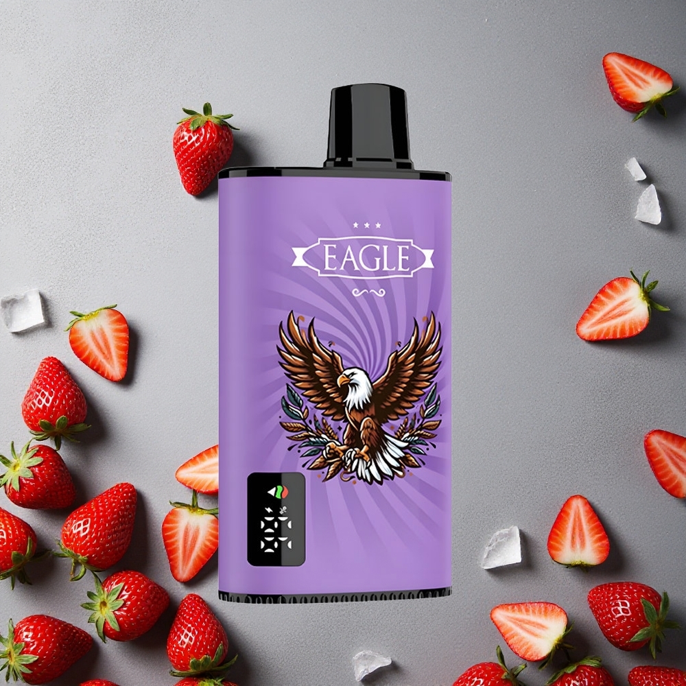 JNR EAGLE Smart 23000 Puffs Kertakäyttöinen Vape Mansikka-Jää Finland wholesale Näyttö 25ml nestemäärä