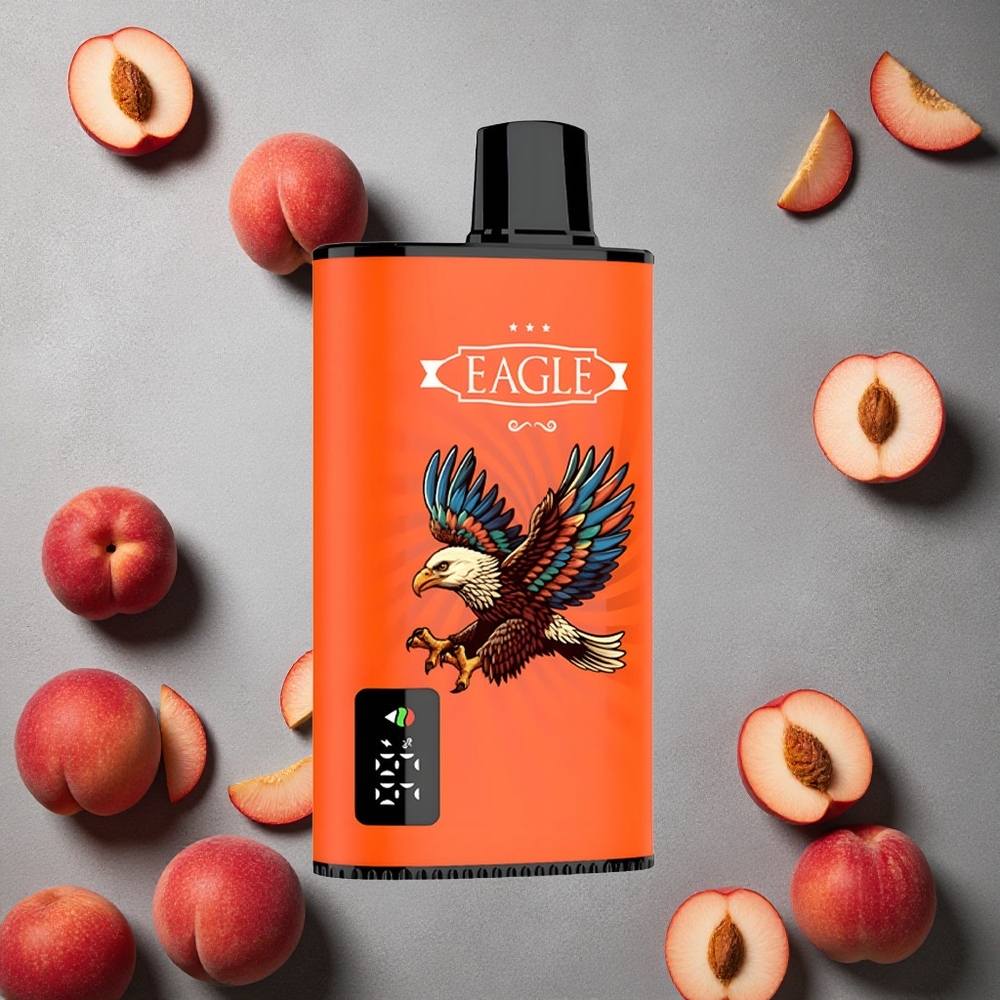 JNR EAGLE Smart 23000 Puffs Kertakäyttöinen Vape Mehevä Persikka Finland wholesale Digitaalinäyttö 25ml nestemäärä