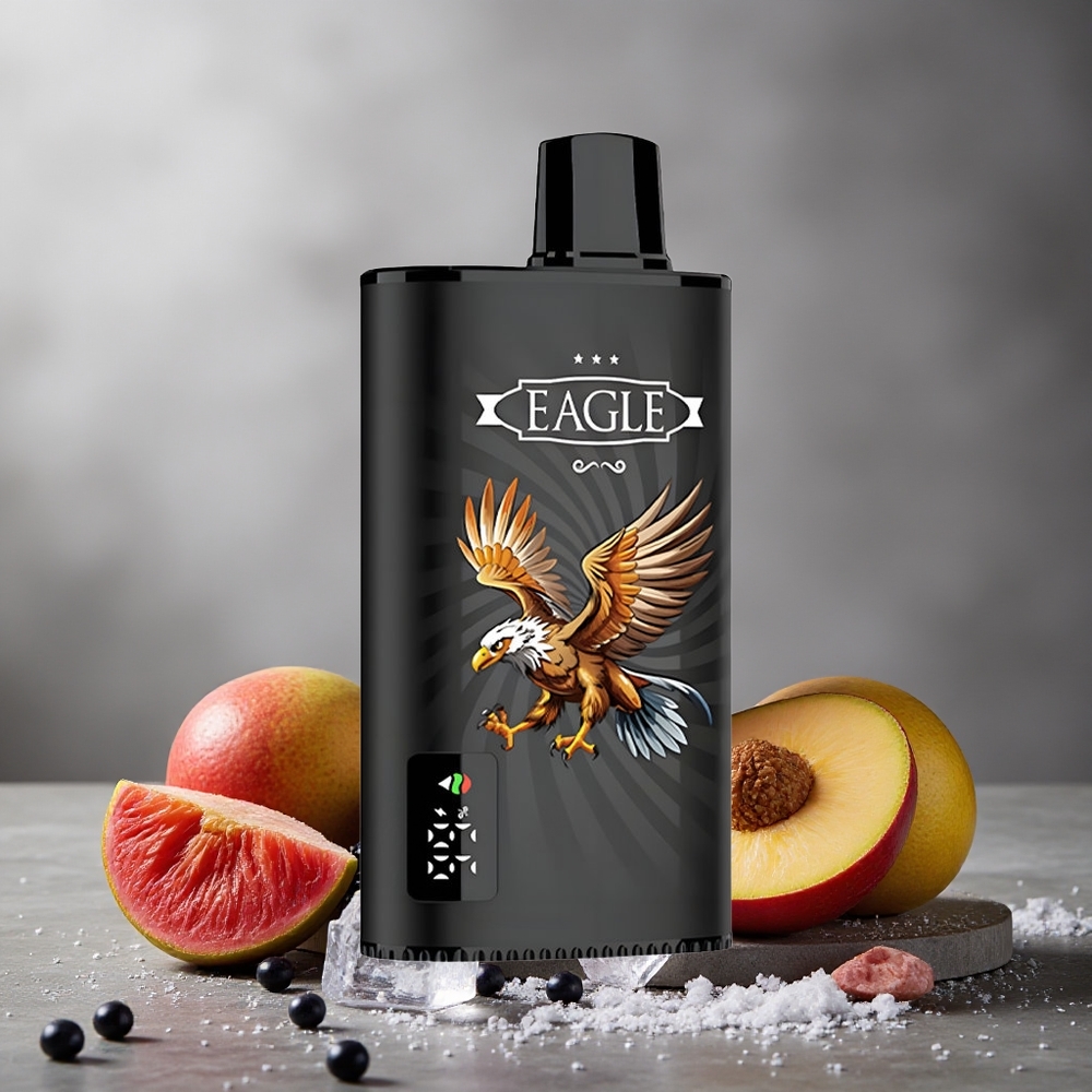 JNR EAGLE Smart 23000 Puffs Mustikka Mango Jää Finland wholesale 1.0ohm Mesh Coil & Säädettävä Ilmanvirtaus