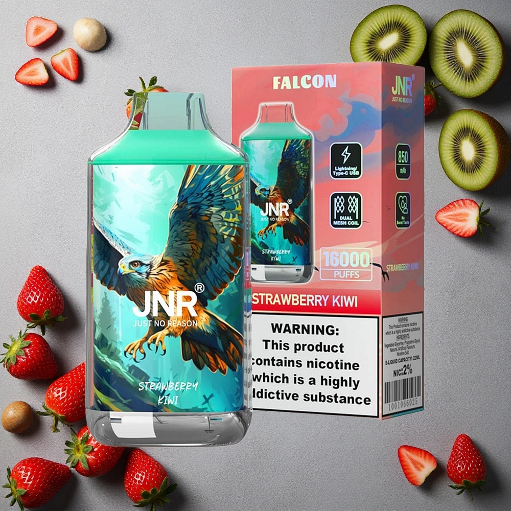 JNR Falcon 16000 Puffs Mansikka-Kiivi Finland wholesale 850 mAh 22ml