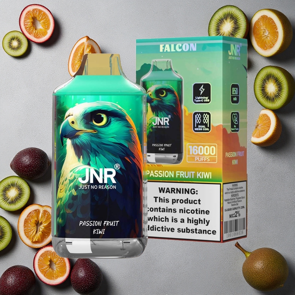 JNR Falcon 16000 Puffs Passiohedelmä Kiivi Finland wholesale 850 mAh 22ml