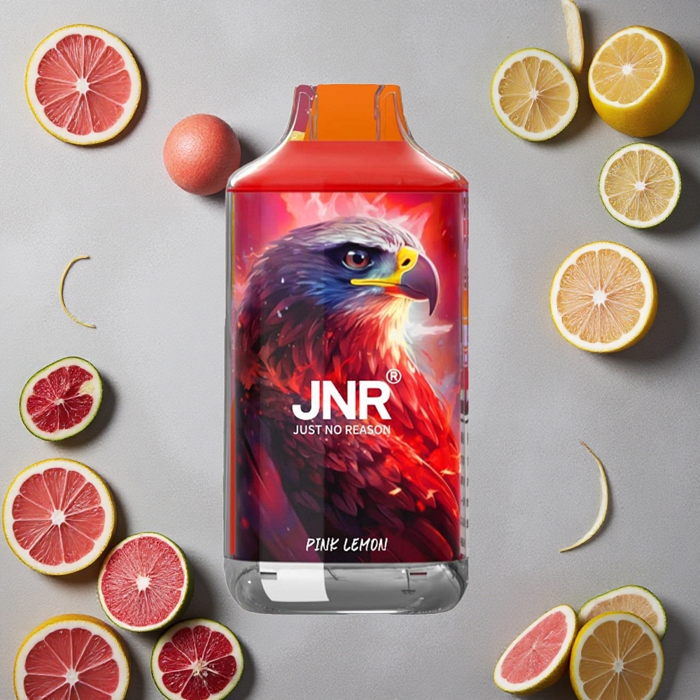 JNR Falcon 16000 Puffs Pink Lemon (Vaaleanpunainen Sitruuna) 850 mAh Akku Finland wholesale