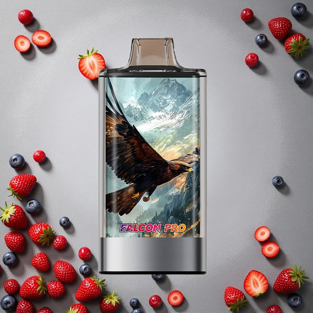 JNR Falcon Pro 28000 Puffs Mixed Berries (Marjasekoitus) 30ml Esitäytetty Finland wholesale USB-C
