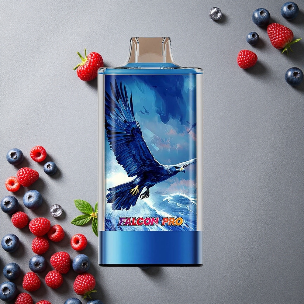 JNR Falcon Pro 28000 Puffs Mustikka-Hapanvadelma Finland wholesale 30ml Täytetty