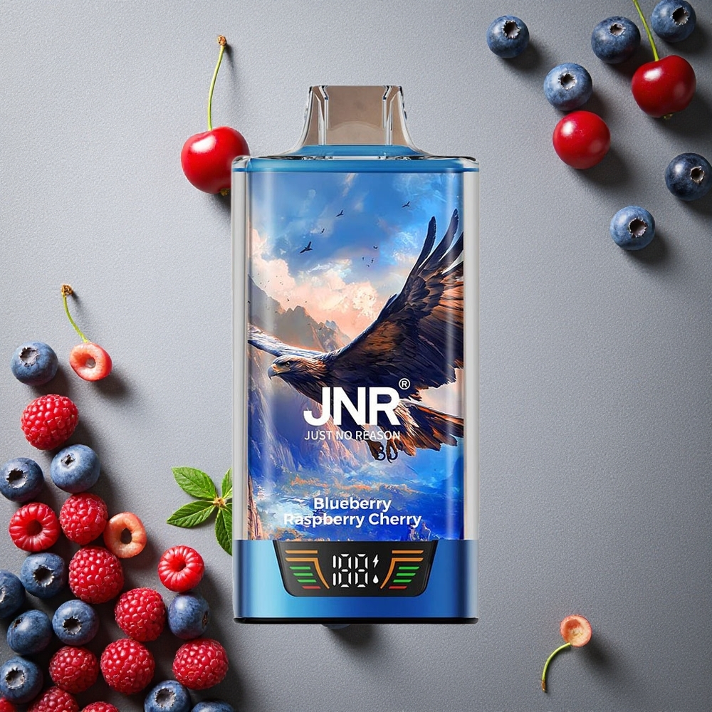 JNR Falcon Pro 28000 Puffs Mustikka Vadelma Kirsikka Finland wholesale 30ml Täyttö USB Type-C