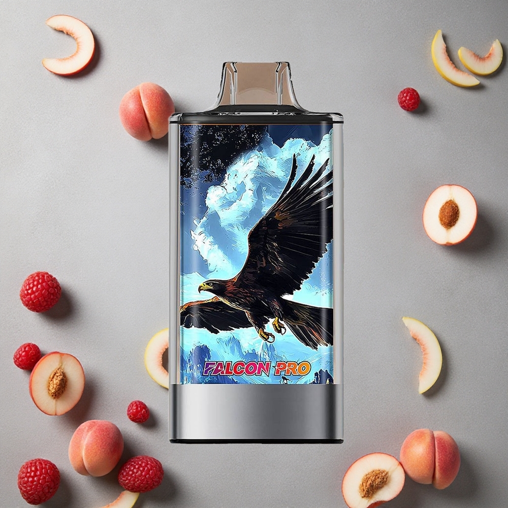 JNR Falcon Pro 28000 Valkoinen Persikka-Razz 28000 Puffs Finland wholesale 30ml Esitäytetty