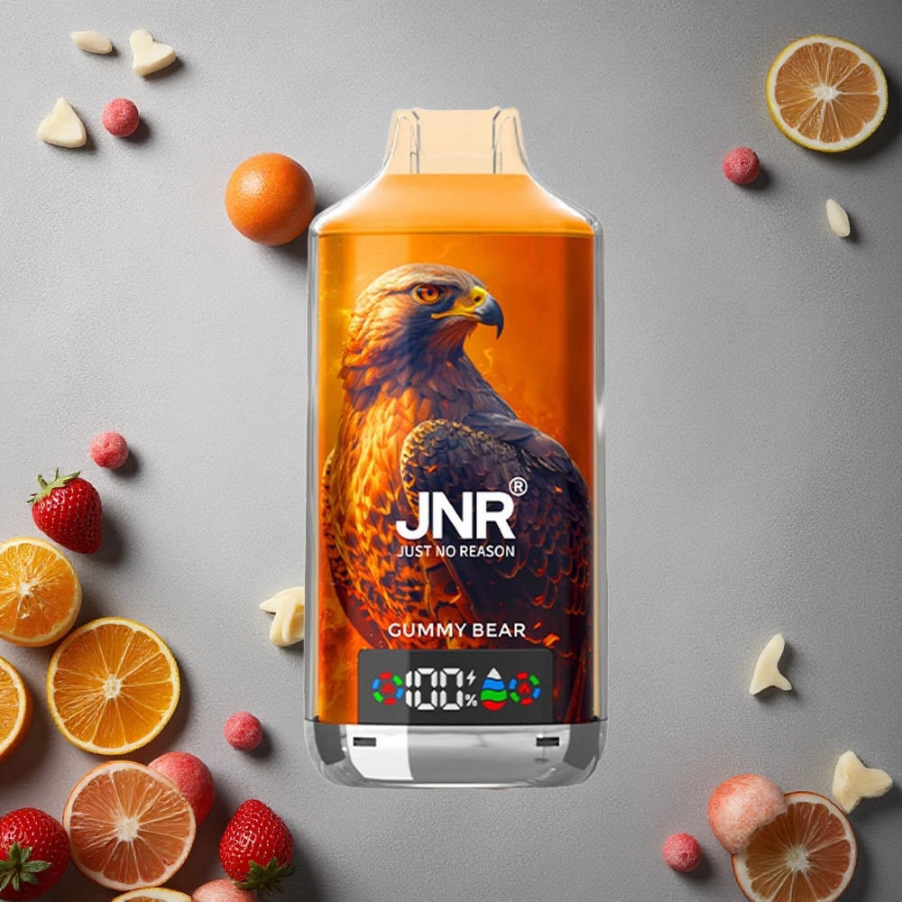JNR Falcon X 18000 Puffs Gummy Karhu Finland wholesale 750mAh Akku 24ml Nestemäärä
