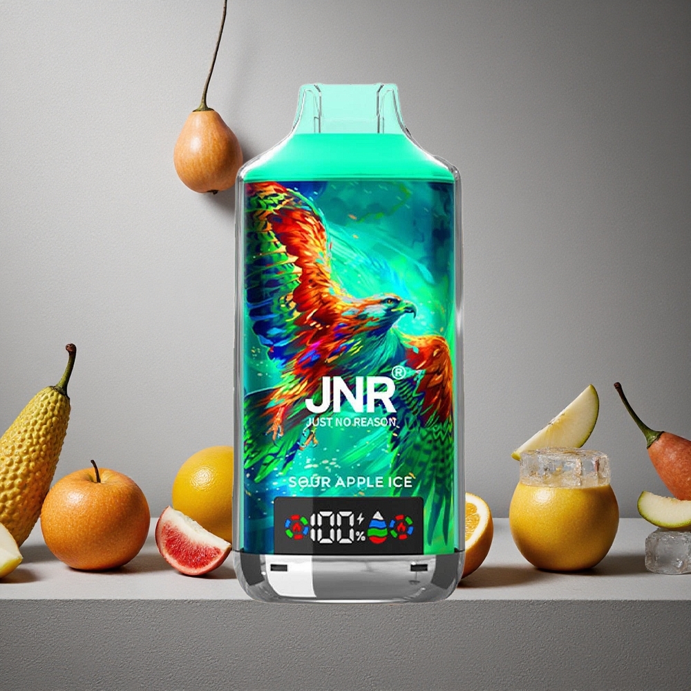 JNR Falcon X 18000 Puffs Hapan Omena Jää Finland wholesale 24ml nestemäistä, 750mAh akku