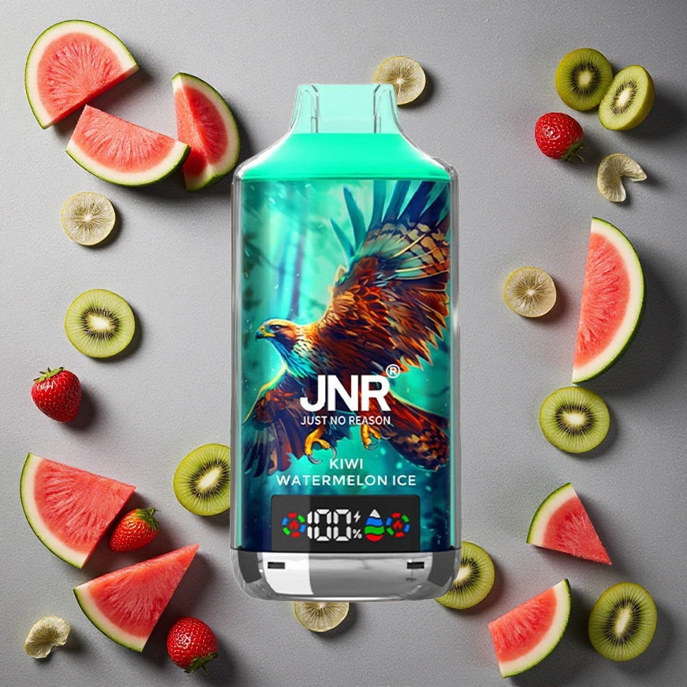 JNR Falcon X 18000 Puffs Kertakäyttöinen Vape Kivi-Vesimeloni Jää Finland wholesale 24ml nestemäärä