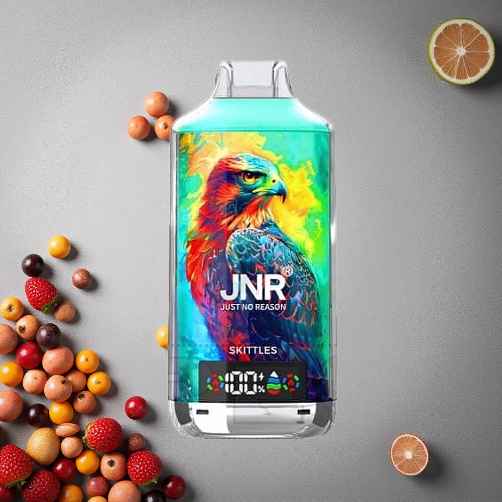 JNR Falcon X 18000 Puffs Skittles-maisuus Finland wholesale 750mAh 24ml