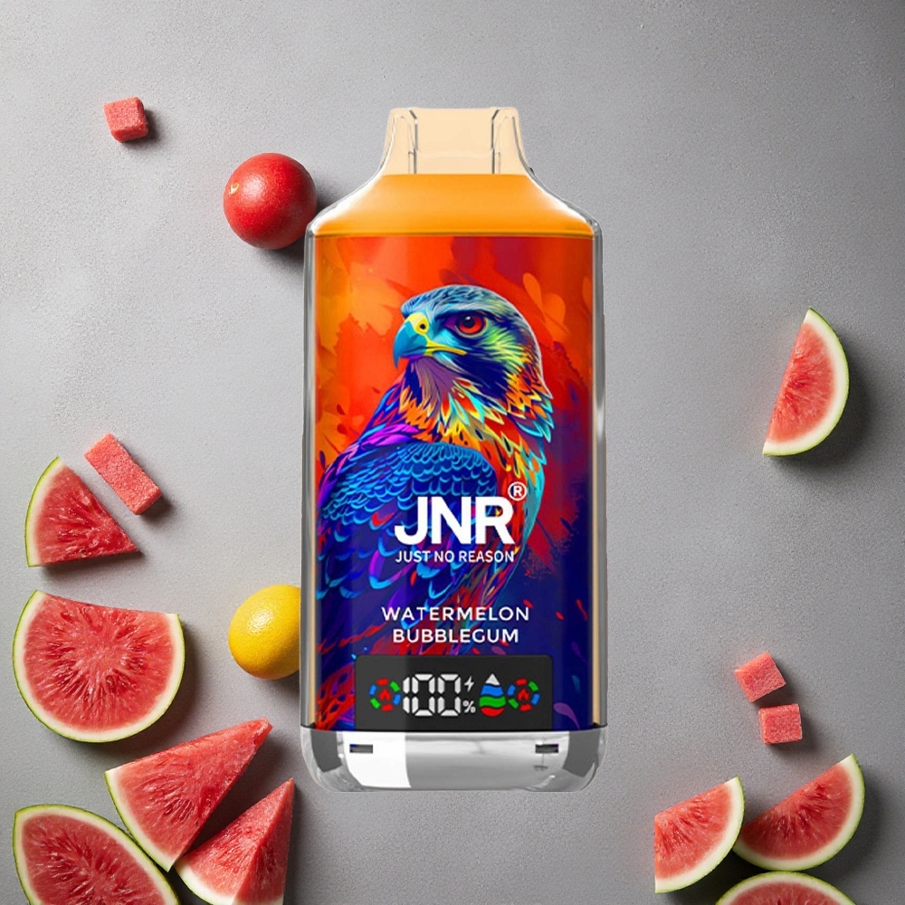 JNR Falcon X 18000 Puffs Vesimelonirakka Kertakäyttöinen Vape Finland wholesale 24ml/750mAh