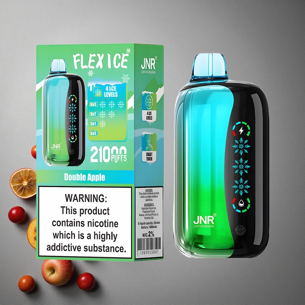 JNR Flex Ice 21000 Puffs Kertakäyttöinen Vape Kaksoisomena Finland wholesale Jää Säädettävä