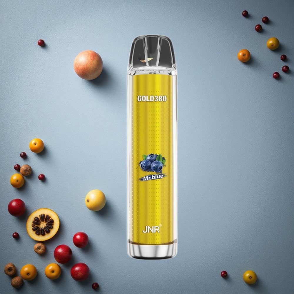 JNR Gold380 6000 Puffs Kertakäyttöinen Vape Sininen Mr Blue Finland wholesale 1500mAh Akku 13ml Nestemäärä