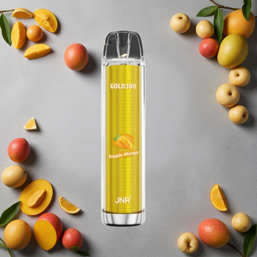 JNR Gold380 6000 Puffs Kolmois Mango 6000 Puffs 13ml nestemäärä Finland wholesale