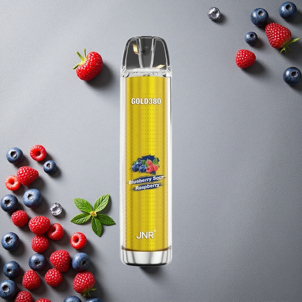 JNR Gold380 6000 Puffs Mustikka-Hapanvadelma Finland wholesale 1500mAh 13ml