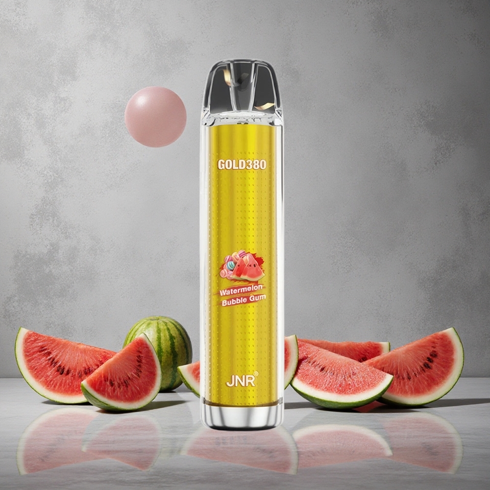 JNR Gold380 6000 Puffs Vesimeloni-Kulmapurkka Kertakäyttöinen Vape Finland wholesale 1500mAh