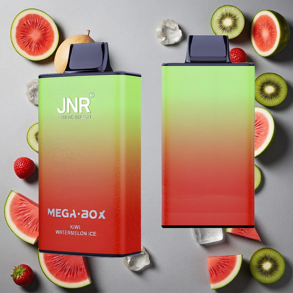 JNR Mega Box 25000 Puffs Kertakäyttöinen Vape Kiivi Vesimeloni Jää Finland wholesale Dual Mesh Coil