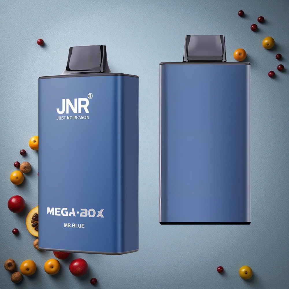 JNR Mega Box 25000 Puffs Kertakäyttöinen Vape Mr Blue (Sininen) 30ml Nestemäisen Nikotiinin Tilavuus Finland wholesale