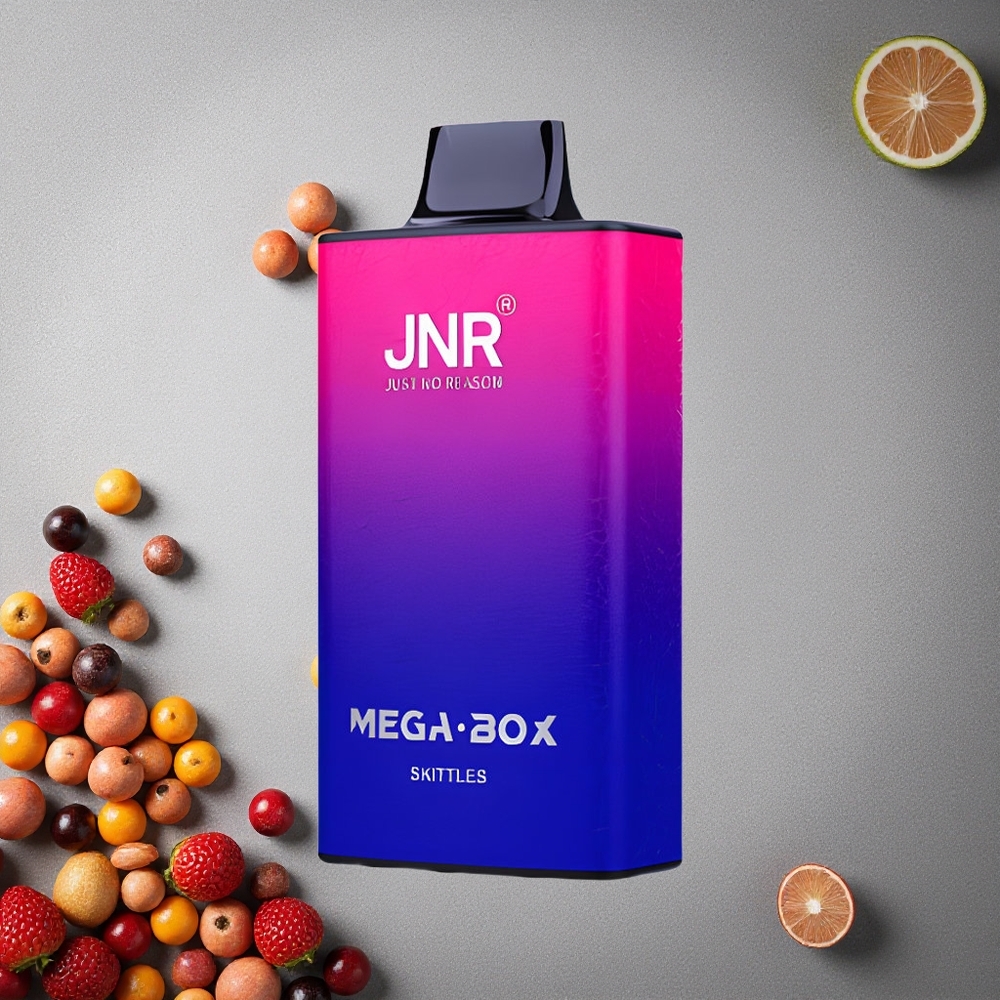 JNR Mega Box 25000 Puffs Kertakäyttöinen Vape Skittles (Makeat) Finland wholesale 30ml Nesteykapselit