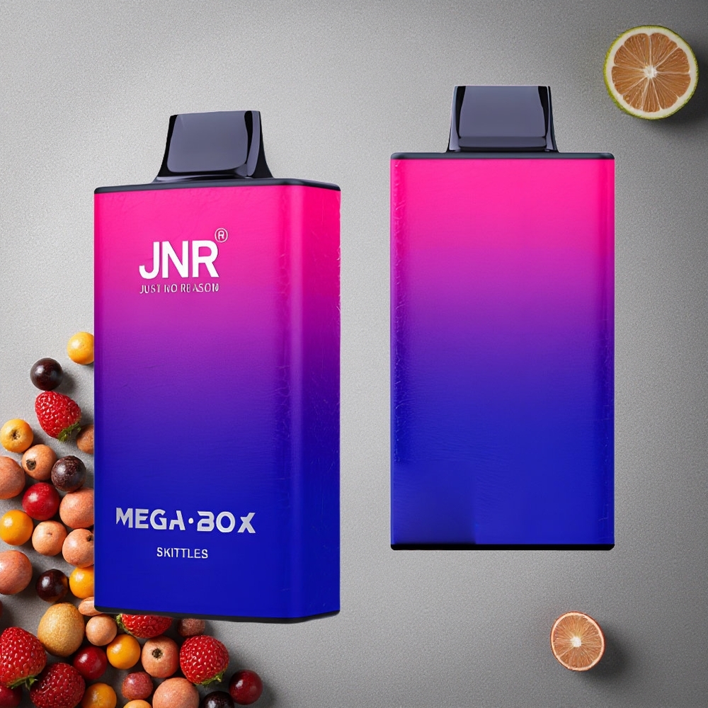JNR Mega Box 25000 Puffs Kertakäyttöinen Vape Skittles (Makeat) Finland wholesale 30ml Nesteykapselit