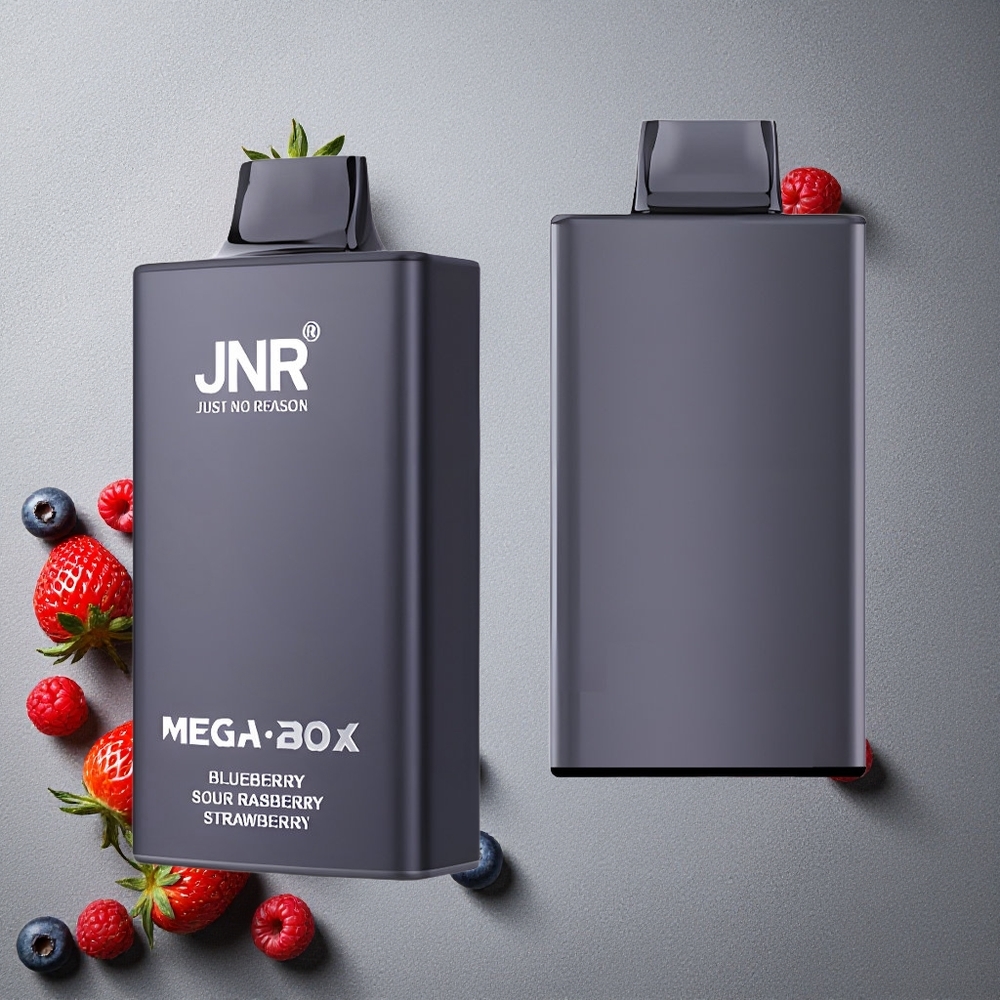 JNR Mega Box 25000 Puffs Mustikka-Hapanvadelma-Mansikka Finland wholesale 30ml Nestemäistä