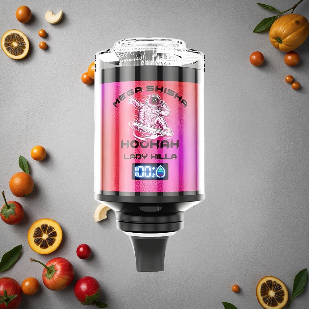 JNR Mega Shisha Hookah 100K Lady Killa 100000 Puffs Finland wholesale 60ml nestekapasiteetti 2200mAh akku