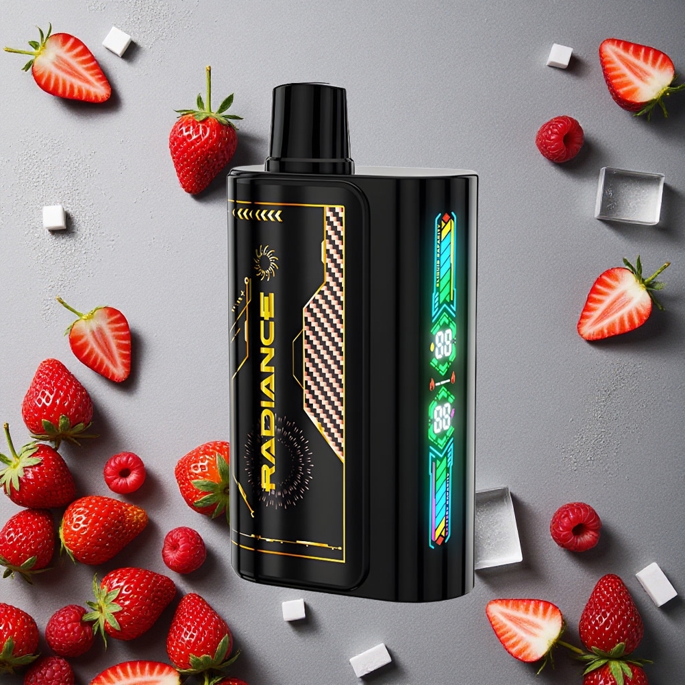 JNR Radiance 31000 Puffs Mansikka Vadelma Kirsikka Jää Finland wholesale 28ml Nestettä Type-C Lataus